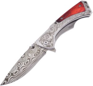 Frost Cutlery Snapshot Linerlock Rosewood (4″)