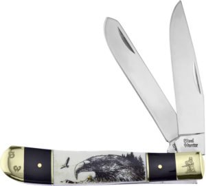 Frost Cutlery Trapper Eagle Buffalo Horn