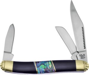 Frost Cutlery Wrangler Buffalo/Abalone