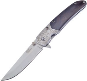 Frost Cutlery Black Badger Linerlock A/O (3.25″)