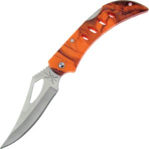 Frost Cutlery Tactical Lockback Orange Camo (3.25″)