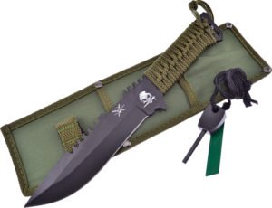 Frost Cutlery Fixed Blade OD Green (6″)