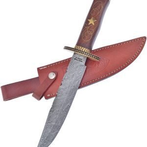 Frost Cutlery Bowie Damascus Walnut (8.5″)