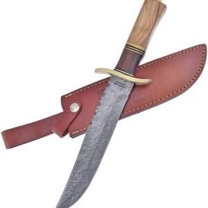 Frost Cutlery Bowie Damascus Walnut/Olive (8.5″)