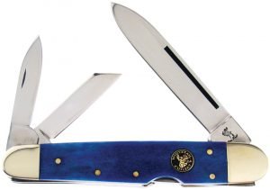 Frost Cutlery Whittler Blue Smooth Bone