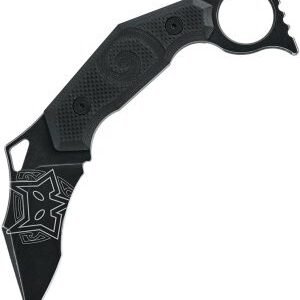 Fox Karambit Fixed Blade Knife Black (3″)