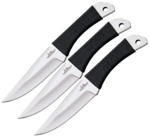 Hibben Cord Grip Triple Thrower Set (4″)