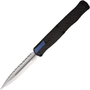 Heretic Knives Auto Cleric II OTF CF/Blue (4.25″)