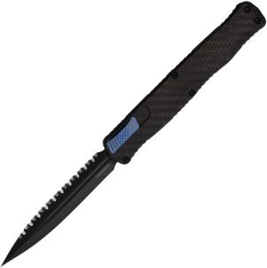 Heretic Knives Auto Cleric II OTF CF/Blue (4.25″)
