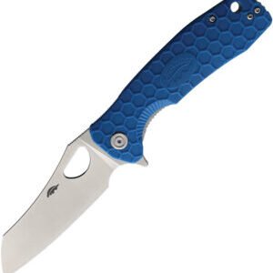 Honey Badger Knives Lg Warncleaver Linerlock Blue (3.63″)