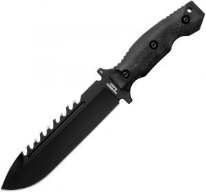 Halfbreed Blades Large Survival Knife Black (6.88″)