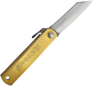 Higonokami Folder Brass (2″)