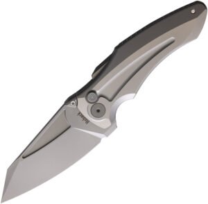Hoback Knives Sumo Button Lock Light Gray (3.25″)