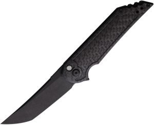 Hoback Knives Kwaiback Button Lock CF (3.75″)