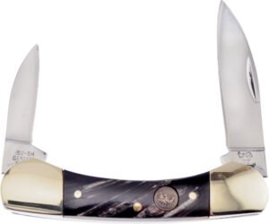 Hen & Rooster Small Canoe Buffalo Horn