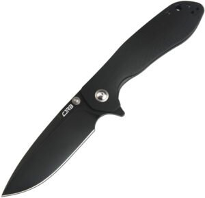 CJRB Scoria Linerlock Black (3.5″)