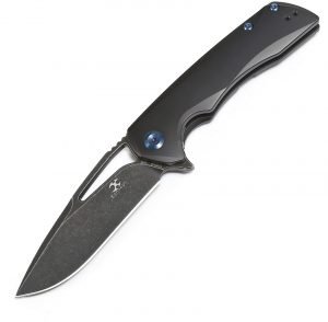 Kansept Knives Kryo Framelock Black SW (3.63″)