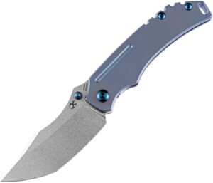 Kansept Knives Pelican EDC Framelock Blue (3″)