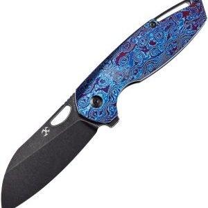 Kansept Model 6 Framelock Knife Timascus (3.25″)