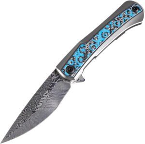 Kansept Knives Kratos Framelock Blue Rose (4″)