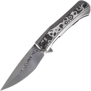 Kansept Knives Kratos Framelock Black Rose (4″)