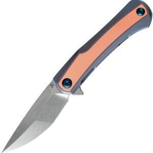 Kansept Knives Kratos Framelock Blue Ti (4″)