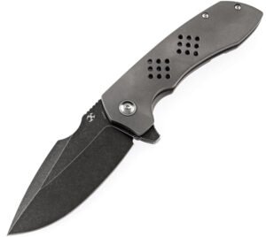 Kansept Knives Entity Framelock Black SW (3.5″)
