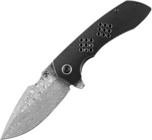 Kansept Knives Entity Framelock Damascus (3.5″)