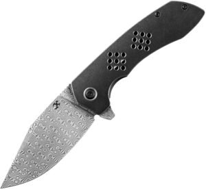 Kansept Knives Entity Framelock Damascus (3.5″)