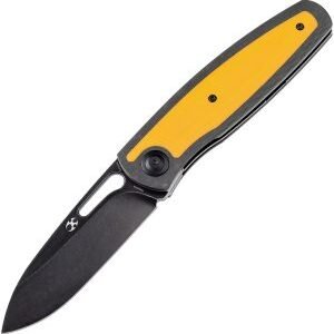 Kansept Knives Mato Linerlock CF/Yellow (3.25″)