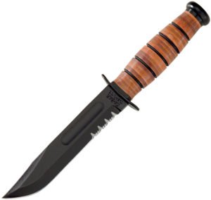 Ka-Bar Short USMC Knife Serrated (5.25″)
