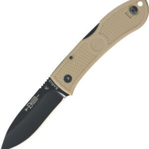 Ka-Bar Dozier Lockback Knife Coyote (3″)