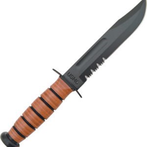 Ka-Bar USMC Fighting Knife Serrated (7″)