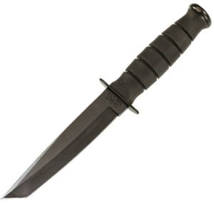 Ka-Bar Short Tanto Knife Black Kydex (5.25″)