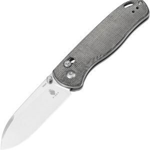 Kizer Cutlery Drop Bear Axis Lock Micarta (3″)