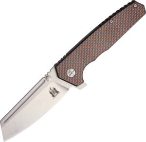 Komoran Linerlock Red Carbon Fiber (3.5″)