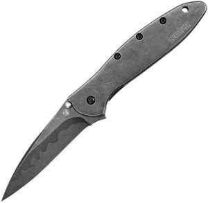 Kershaw Leek Framelock A/O BlackWash (3″)