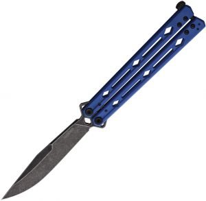 Kershaw Lucha Blue Blackwashed (4.63″)
