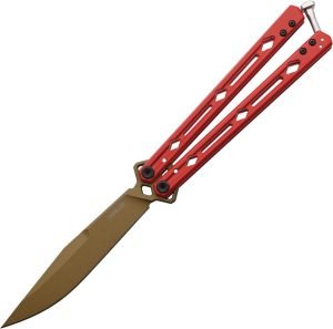 Kershaw Lucha Butterfly Knife Red (4.63″)