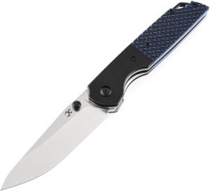 Kansept Knives Warrior Linerlock Blk/Blue (3.5″)