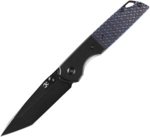 Kansept Knives Warrior Linerlock Blk/Blue (3.5″)