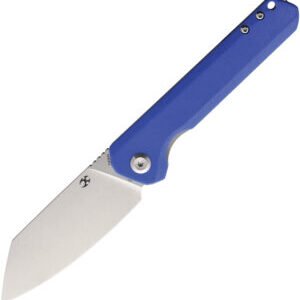 Kansept Knives Bulldozer Framelock Blue (3.75″)