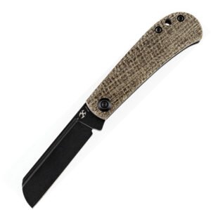 Kansept Knives Bevy Slip Joint Brown Micarta (3″)