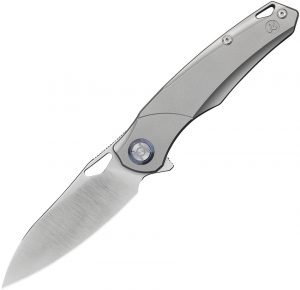 Kunwu Zen Framelock Knife Gray (3.38″)