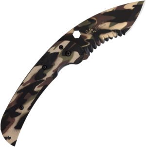 Linton Cutlery Large Tactical Linerlock Camo (4.5″)