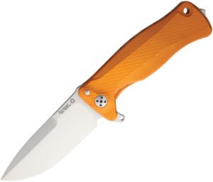 LionSTEEL SR11 Satin Orange Framelock (3.5″)