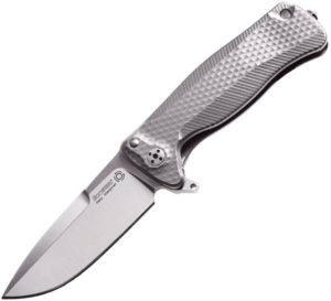 LionSTEEL SR22 Framelock Titanium Gray (3″)