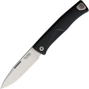 LionSTEEL Thrill Slip Joint Black Al (3″)