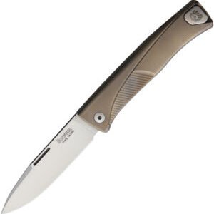 LionSTEEL Thrill Slip Joint Brown Ti (3″)