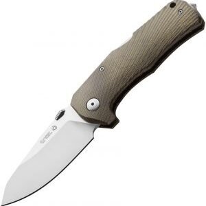LionSTEEL TM1 Lockback Grn Micarta (3.5″)